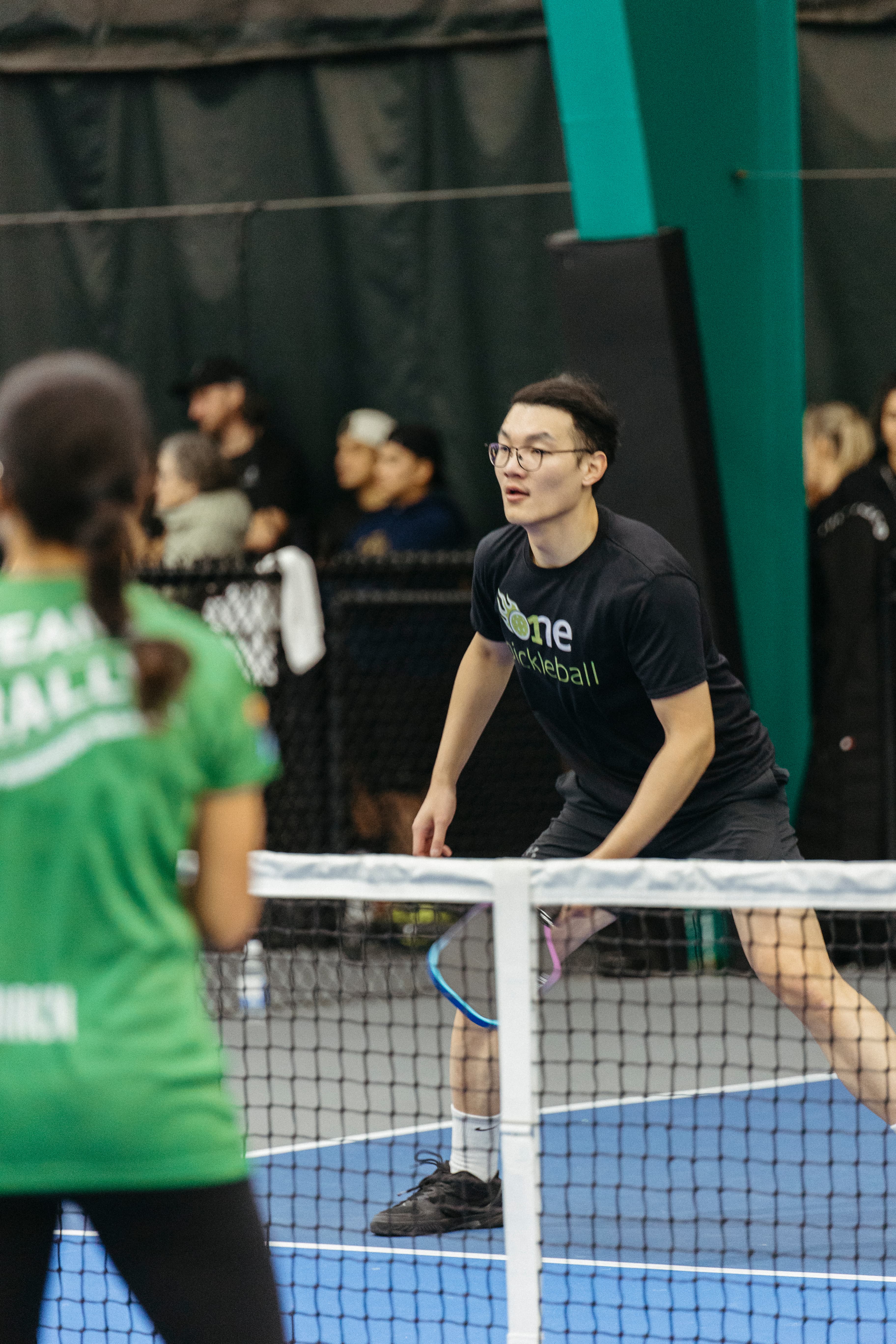 Spectators cheering at a Klyng Cup pickleball event